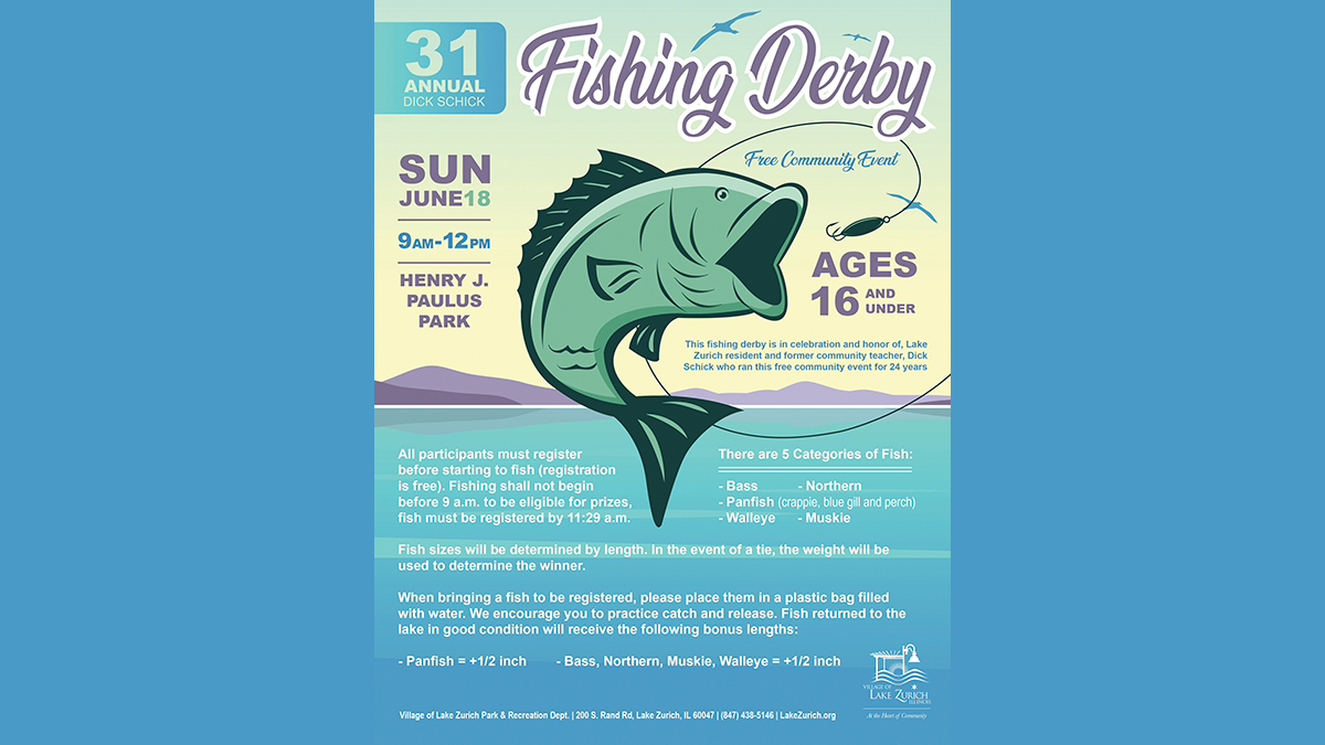 Dick Schick's Annual Fishing Derby at Paulus Park